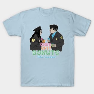 Cher Spit Donuts // Police Department Funny Art T-Shirt